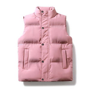 Chaleco Acolchado Sin Mangas de Lona Transpirable Unisex de Fabricante Profesional, Chaqueta Informal de Invierno para Hombre, Talla Grande, Poliéster - Product Image 2