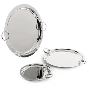 Juego de Ramadán de última llegada de 3 formas cuadradas Dray Fruits Dátiles Uso de servicio Chapado en oro moderno Plater de aluminio en venta al por mayor - Product Image 3