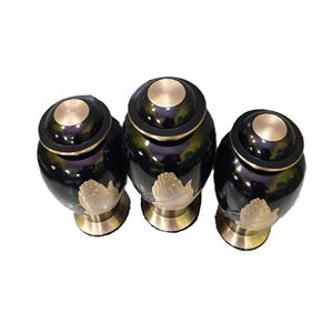 Fresh Trending Metal Aluminio Cenizas para adultos Urna de cremación Tallada a mano Estilo americano Servicios funerarios Tamaño personalizado Forma - Product Image 4