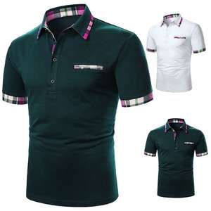 100% algodón estampado bordado Logo hombres Polo Camisa lisa en blanco Golf Polo camiseta personalizada Polos - Product Image 3