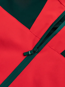 เสื้อแจ็กเก็ตบอมเบอร์คอวีของผู้ชายแบบลำลองมีกระเป๋าสีล้วนสำหรับกิจกรรมกลางแจ้งในฤดูใบไม้ผลิ/ฤดูใบไม้ร่วง - Product Image 3