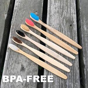 แปรงสีฟันไม้ไผ่เป็นมิตรกับสิ่งแวดล้อมที่ขายดีที่สุดที่กําหนดเอง ชุดแปรงสีฟันไม้ไผ่นุ่มแบบกําหนดเอง - Product Image 3