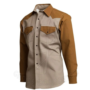 เสื้อคาร์โก้ผู้ชายแขนยาวติดกระดุมมีกระเป๋าด้านนอกแบบสั่งทำได้ - Product Image 1