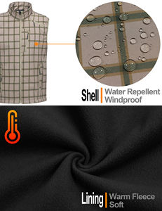 Rembourré sans manches bulle Designer veste d'hiver hommes marron recadrée en gros Softshell gilet personnalisé grande taille - Product Image 3