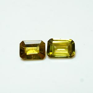 พลอยไททาไนต์ธรรมชาติกระจายตัวสูงอัญมณีรูปแปดเหลี่ยมหลวม - Product Image 1