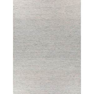 พรมจาไพร US-Abrash สีน้ำเงิน ลายเรียบ ทอจากขนสัตว์และใยวิสโคส ลายเรขาคณิต รุ่น ADWV-13047 สำหรับใช้ในบ้าน - Product Image 1