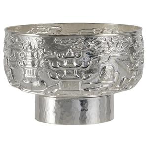 Plat et bol de service Vaisselle Bols de service Design Finition faite à la main Alimentaire Design rugueux Décoration intérieure Matériau solide - Product Image 3