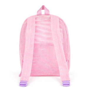 Cheerleading Mesh <b>Backpack</b> <b>Lightweight</b> Breathable Cheer Sports School Dance Practice Bag With Embroidered Logo - Product Image 3