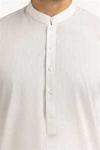 Tissu 100% coton, style islamique décontracté pour hommes, shalwar kameez d'été pour hommes, prix raisonnables, shalwar kameez pour hommes respirant - Product Image 5