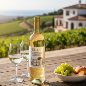 Feliza, trắng bán ngọt, airen và macabeo, rượu vol 11%, cấp Nhập Cảnh, 0,75lt, từ castilla La Mancha. - Product Image 5