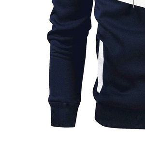 ผู้ผลิตเสื้อผ้าแบบกำหนดเอง เสื้อฮู้ดผู้ชายผ้าฝ้ายฟลีซหนานุ่ม สไตล์สตรีทแวร์ลำลอง แฟชั่น เสื้อกันหนาวมีฮู้ด เสื้อผ้าสำหรับกิจกรรมกลางแจ้ง - Product Image 6