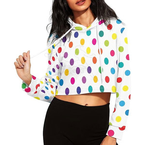 Diseñe sus propias sudaderas con capucha cortas personalizadas para mujer Nueva llegada 2024 Sudaderas con capucha cortas para mujer - Product Image 6