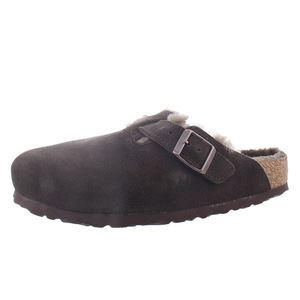 Scarpe Birkenstock Boston VL Shearling Unisex Colore: Mocca 100% Autentiche - Product Image 1