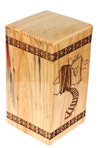 Handmade Large Rosewood <b>Urn</b> for Adults and <b>Pets</b> Engraved Memorial for <b>Ashes</b> From Funeral Cremation Personalized Wooden Casket - Product Image 2