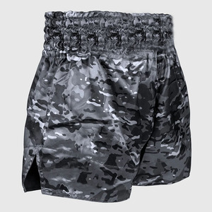 Shorts de Muay Thai d'arts martiaux professionnels, couleur personnalisée, haute qualité, vêtements d'entraînement de combat, shorts de MMA Muay Thai, service OEM - Product Image 3