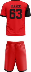 Uniformes de fútbol Ropa deportiva transpirable Camiseta de fútbol sublimada Uniforme de fútbol personalizable - Product Image 3
