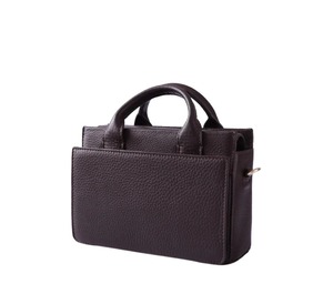 Sac bandoulière mini pour femme en cuir marron chocolat avec fermeture éclair, style sacoche, sangle large réglable, résistant à l'eau - Product Image 6