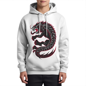Sudadera con capucha con estampado de bestia de 9 colas, jersey de forro polar inspirado en anime personalizado con gráfico único Fox Spirit y opciones de etiqueta privada OEM - Product Image 2