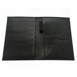 Porta pasaporte RFID Cuero texturizado Viaje Pasaporte personalizado Funda Pasaporte Cartera - Product Image 2