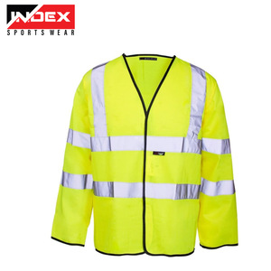Haute qualité hommes vêtements de travail sécurité haute visibilité vêtements de travail veste réfléchissante haute visibilité hiver vente en gros sécurité travail Construction veste - Product Image 5