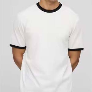 Camisetas de Manga Corta para Hombre, Diseño de Béisbol, Tendencia de Verano, 100% Algodón, Camisetas Lisas al por Mayor, Personalizadas, Tela de Estambre - Product Image 1