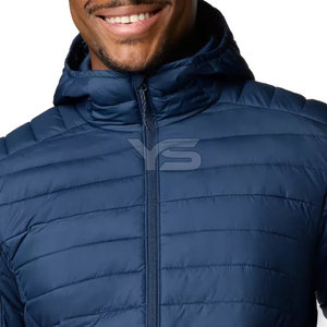 Fashionable Winter Puffer <b>Jacket</b> <b>Plus</b> <b>Size</b> Windproof <b>Waterproof</b> Stand Collar Zipper Closure Woven Woolen Coated - Product Image 2