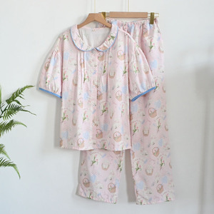 Pigiama da <span class=keywords><strong>Donna</strong></span> in Offerta, Morbido Set da Notte per il Relax, Abbigliamento da Casa, Completo a 2 Pezzi - Product Image 5