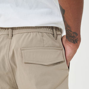 Pakistan Vente en gros Pantalons cargo multi-poches pour hommes Nouveaux styles 2025 Pantalons cargo personnalisés Baggy en coton lavé Pantalons pour hommes - Product Image 3