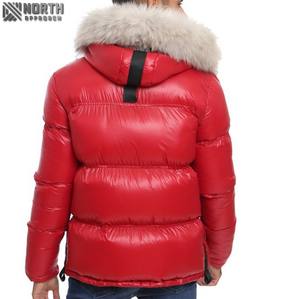 Blouson matelassé unisexe de haute qualité, chaud, imperméable, réversible, doublure en fibre de bambou, logo sur le devant, style moto et motard - Product Image 5