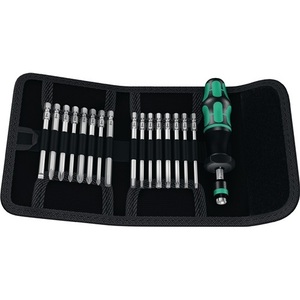 17-Piece KK 60 Torque WERA Screwdriver Set Adjustable 1.2-3 Nm - Product Image 1