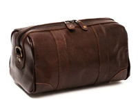 Kit de toilette en cuir personnalisé pour hommes, pochette de lavage pour homme, sac étanche, Dopp, sac, cadeaux pour adulte, vente en gros