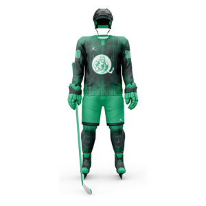 Full Sublimation Quality Latest Style Ice Hockey Uniforms with Shell Pants Hockey Socks and <b>Applique</b> Numbers 280 GSM Polyester - Product Image 3