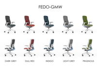 Chaise de bureau ergonomique KOHO avec accoudoirs 4D, base en nylon, pivotante, conforme BIFMA EN 1335 GREEN GUARD, fournisseur de projets de bureaux ODM