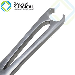 คีมหนีบเครื่องมือผ่าตัดสแตนเลสแบบแมนนวลสำหรับยึดท่อแหล่งจ่ายไฟที่แตกต่างกัน - Product Image 6