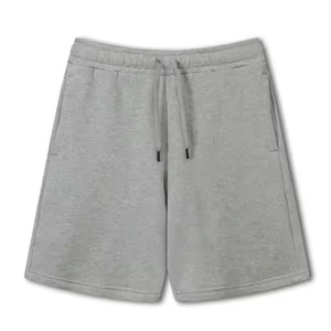 Venta al por mayor Fitness 3 Seam Cordón Baggy Fit Deportes Pantalones cortos Logo impreso Algodón Spandex Mezcla de tela Pantalones cortos de sudor Hombres - Product Image 2