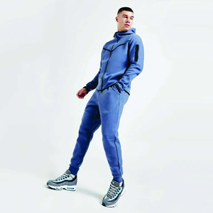 Chándal de poliéster de alta calidad para hombre personalizado al por mayor adultos ropa deportiva atlética de talla grande transpirable para invierno - Product Image 2