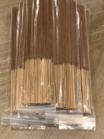 Bâtons d'encens parfumés en bambou faits à la main, écologiques et à combustion longue durée - Ambre Rose (Gulab), Jasmin (Mogra/Chameli), Nag Champa