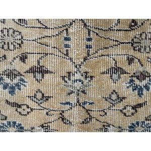 พรมตุรกีวินเทจขนาด 6x9.3 ฟุต พรมขนาดใหญ่ พรมสีน้ำตาลสไตล์ตะวันตกเฉียงใต้ - Product Image 5