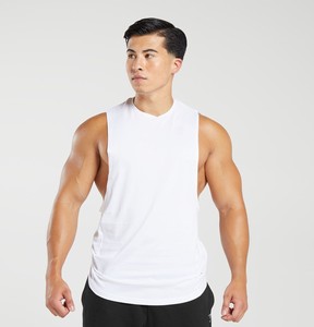 เสื้อกล้ามออกกำลังกายผู้ชายสีพื้นแห้งเร็วสีพื้นเสื้อใส่ออกกำลังกายเล่นฟิตเนสใส่สบายมาใหม่ฤดูร้อน - Product Image 6