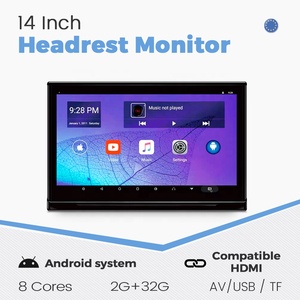 Mekede voiture Android moniteur d'appui-tête pour Universal Benz BMW <span class=keywords><strong>Honda</strong></span> audi HD écran tactile lecteur de film sortie <span class=keywords><strong>AV</strong></span> Usb Tf miroir lien - Product Image 3