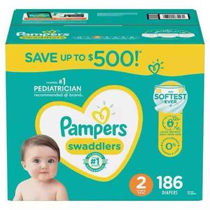 Acheter Pampers pour bébé | Protection Premium Pampers | Couches Pampers, douces et absorbantes, taille 3, 136 pour bébés - Product Image 5