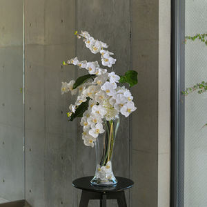 Grandes flores artificiales de interior Phalaenopsis decoración verde para el hogar y la Oficina - Product Image 4