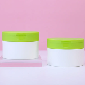 Pot cosmétique en plastique PET double couche imprimé de logo personnalisé contenant d'une capacité de 100ml de diverses couleurs pour le stockage des aliments de crème de lotion - Product Image 4