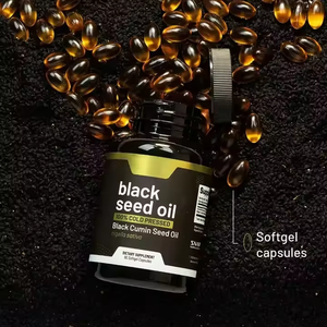 ผงผงเม็ดยี่หร่าสีดำอัดแข็ง OEM/ODM น้ำมันเมล็ดสีดำบริสุทธิ์แคปซูลสำหรับบำรุงผิวและเส้นผม - Product Image 2