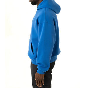 Sweat à capuche unisexe de haute qualité avec appliqué 3D premium en relief, entièrement imprimé, en coton mélangé et polyester, design OEM brodé pour l'hiver - Product Image 2