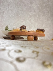 High Quality Handmade <b>Wooden</b> <b>Cake</b> Stand with Dome Set for Home Hotel and Restaurant Use Available at Bulk From India - Product Image 6