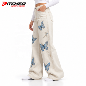 Fabricant de jeans pour femmes en gros, denim vintage pour les importateurs de vêtements, denim sur mesure, étiquette privée, approvisionnement - Product Image 2