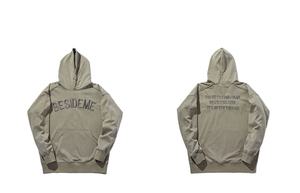 Vente en gros oem logo broderie personnalisée couleur unie sweat à capuche en polyester promotionnel unisexe pas cher pour hommes - Product Image 2