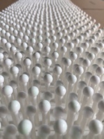 Glissade de neige artificielle pour parc d'attractions, couleur blanche, en plastique, piste de ski artificielle 800x200mm, ensemble combiné emboîtable 3 pièces