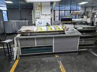 Machine d'impression offset 6 couleurs Manroland R706+L d'occasion avec revêtement aqueux entièrement automatique pour la production de cartes d'emballage